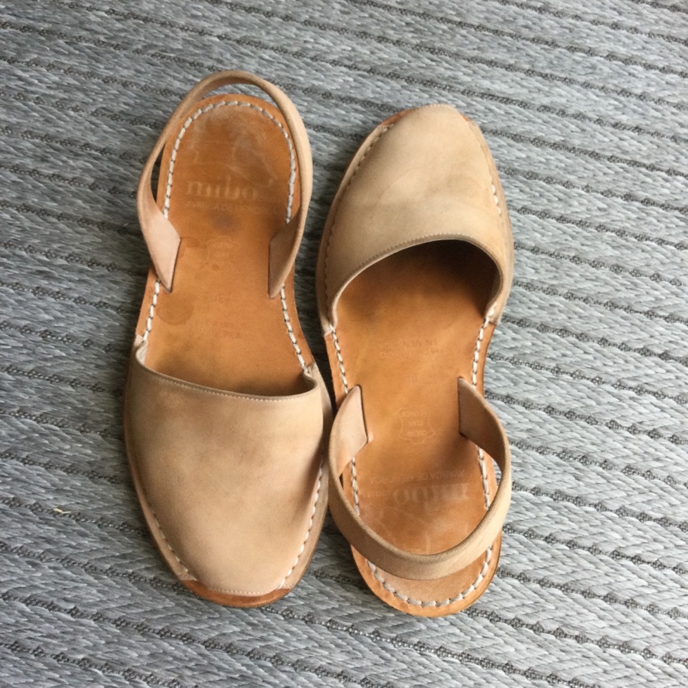 Mibo Avarca Blush Suede Sandals